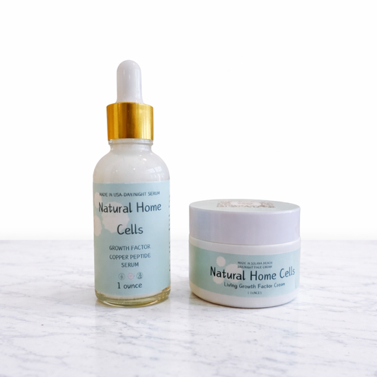 **Start Simple Bundle** Living Growth Factor Serum + Cream