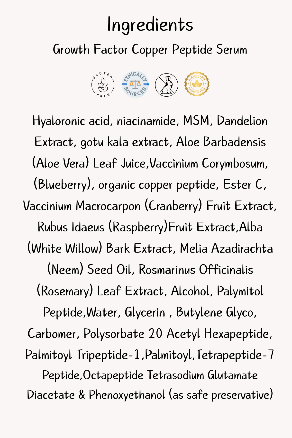 Natural Home Cells Growth Factor Serum