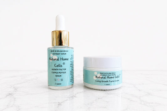 Natural Home Cells**Start Simple Bundle** Living Growth Factor Serum + Cream