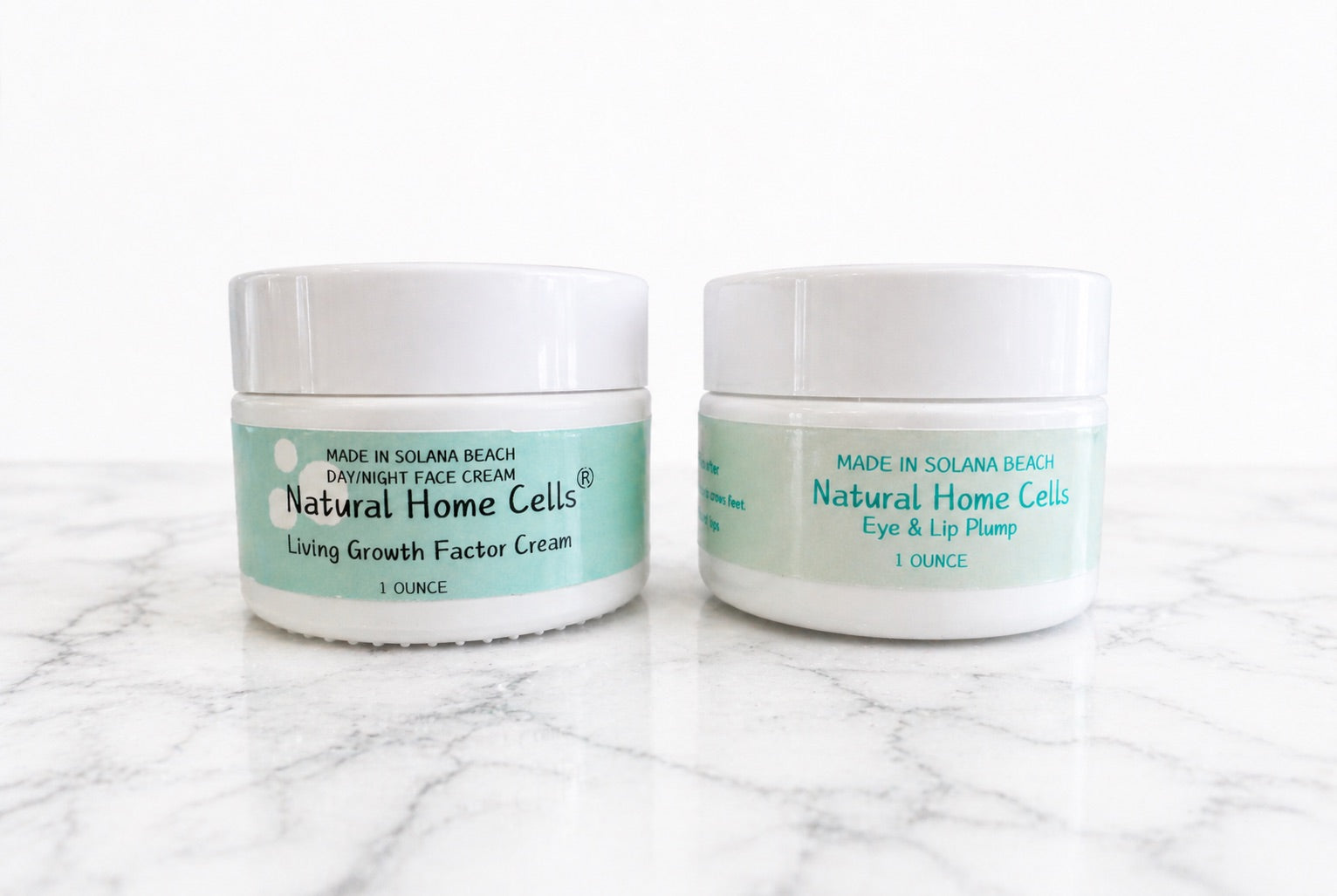 Natural Home Cells**Sensitive Skin Bundle** Living Growth Factor Cream +  Eye/Lip Cream
